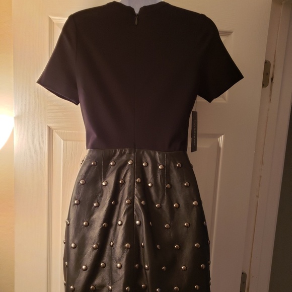 $198 Guess Marciano Genuine Leather Dress - Picture 2 of 5